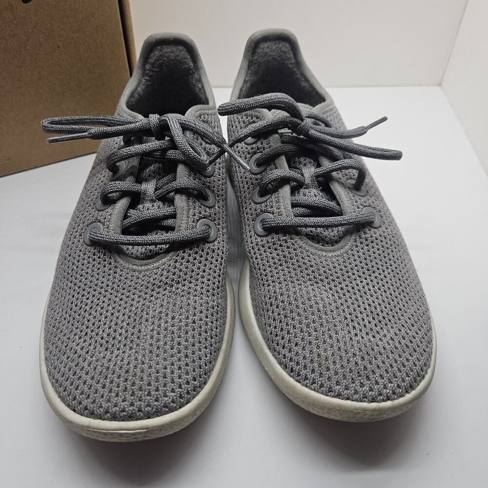 Allbirds Shoes Womens 8 Tree Runners Athletic Low Sneakers Gray Fabric Lace Up - Picture 3 of 9